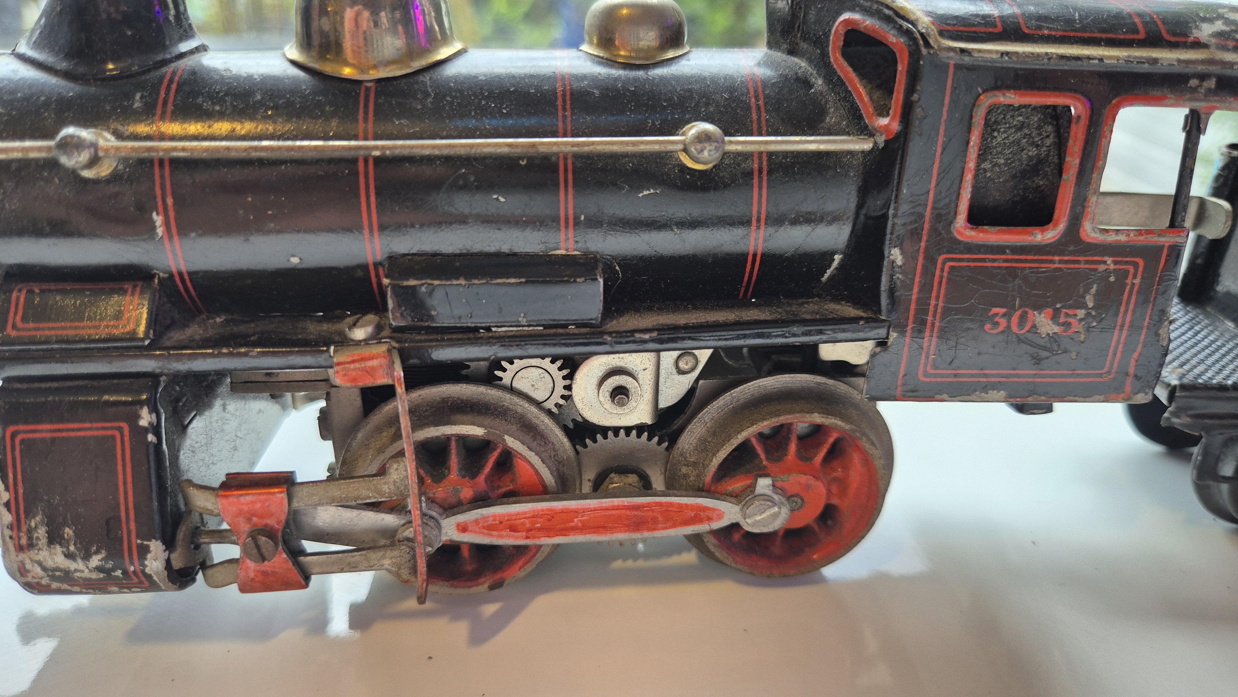 Spur 0 Dampflokomotive 3015 mit Tender Bing