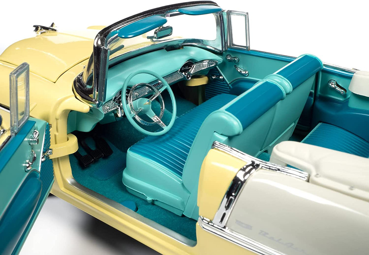 Chevrolet Bel Air Convertible 1955 Harvest gold AMM1285 1:18 Autoworld