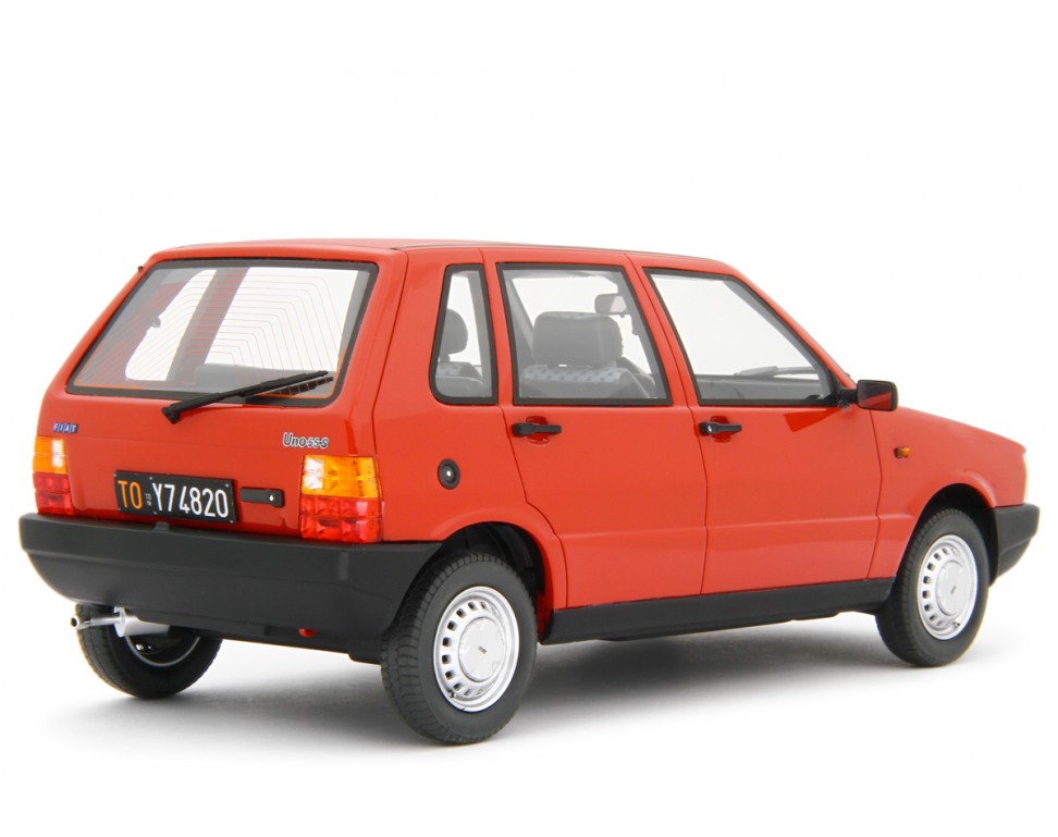Fiat Uno 55S 1983 Rot LM182A 1:18 Laudoracing Model