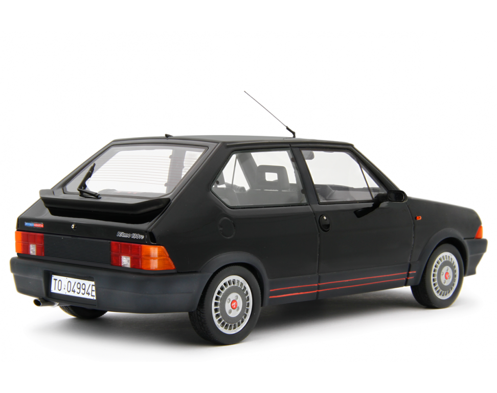 FIAT RITMO 130 TC ABARTH Schwarz 1985 LM181C 1:18 1:18 Laudoracing Model 