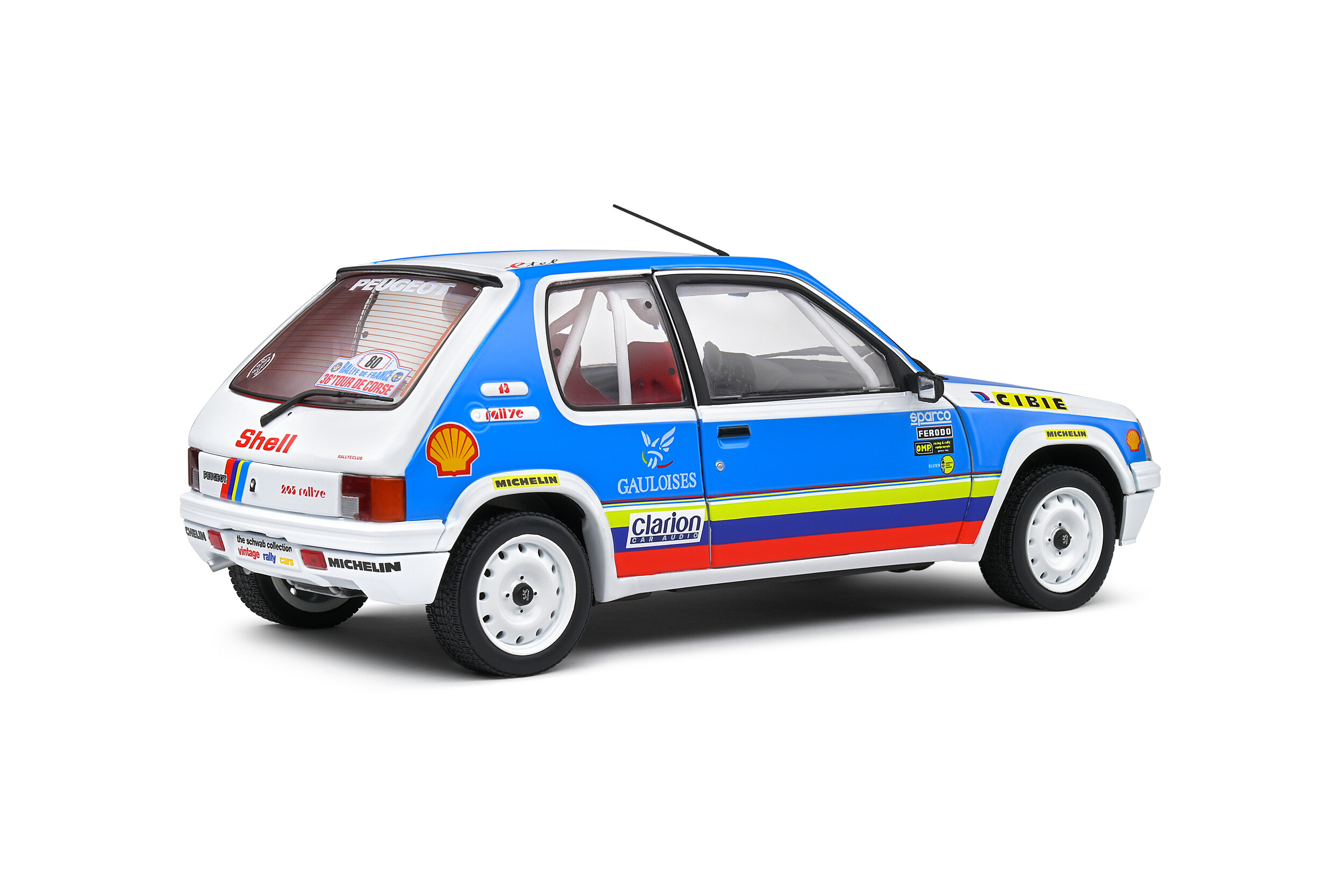 PEUGEOT 205 RALLYE 1,9L  SCHWAB COLLECTION  1990 1:18 Solido