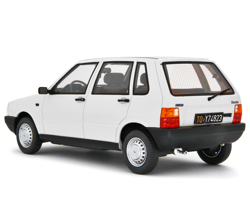 Fiat Uno 55S 1983 Weiss LM182D 1:18 Laudoracing Model