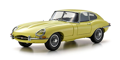 JAGUAR E TYPE (RHD) PALE PRIMROSE (YELLOW) 1:18 Kyosho