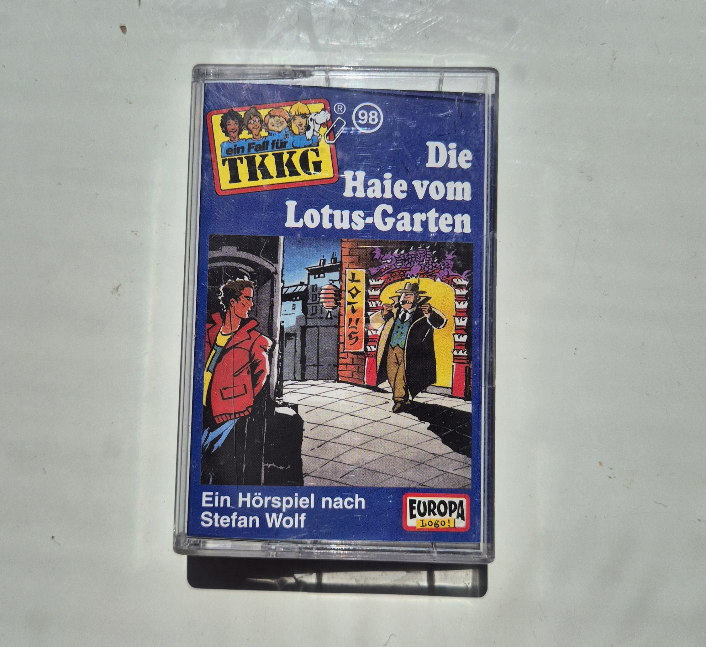 TKKG 98 Die Haie vom Lotusgarten Hörspiel MC *Kult* 