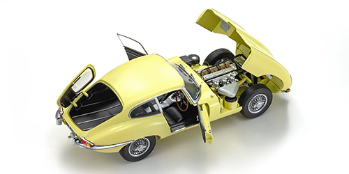 JAGUAR E TYPE (RHD) PALE PRIMROSE (YELLOW) 1:18 Kyosho