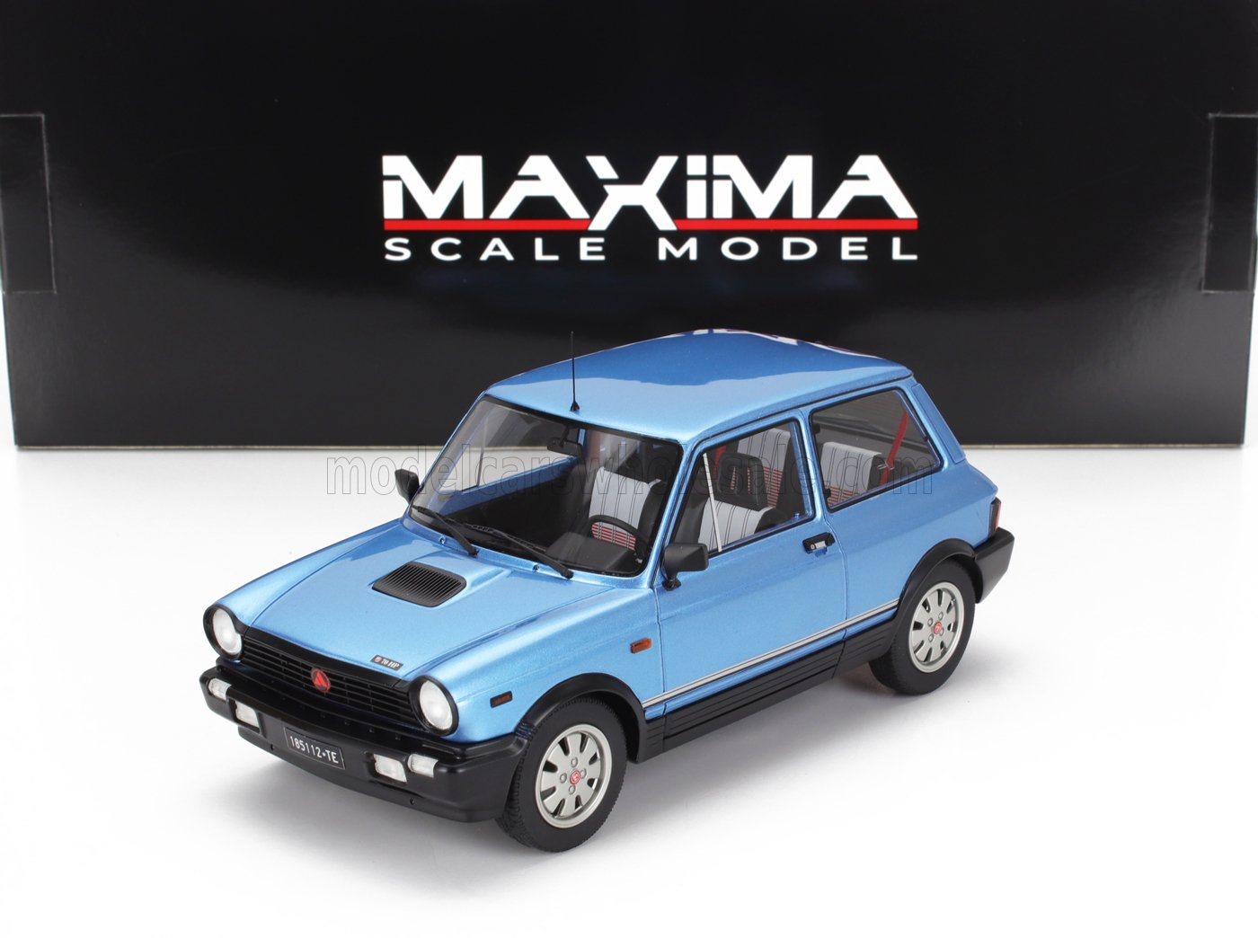 AUTOBIANCHI A112 ABARTH VII-SERIES 1984  LIGHT BLUE MET 1:18 Maxima