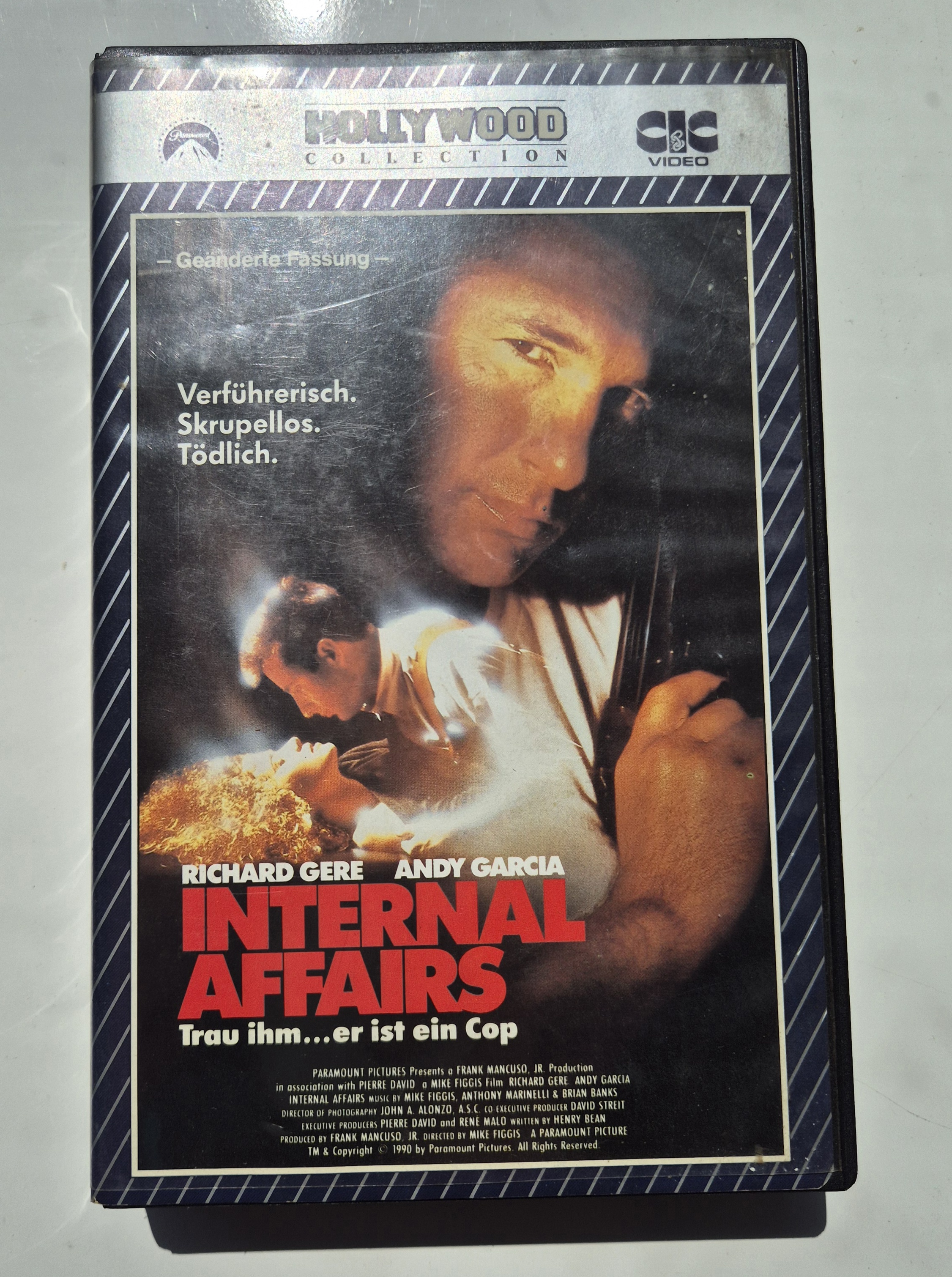 Internal Affairs Richard Gere 1990  VHS *HOT*  