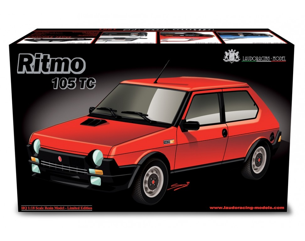 Fiat Ritmo 105 TC 1981 LM186A 1:18 Laudoracing Model 