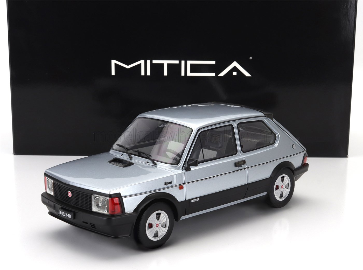 FIAT 127 SPORT SERIE-3 1982  Silver 1:18 Mitica