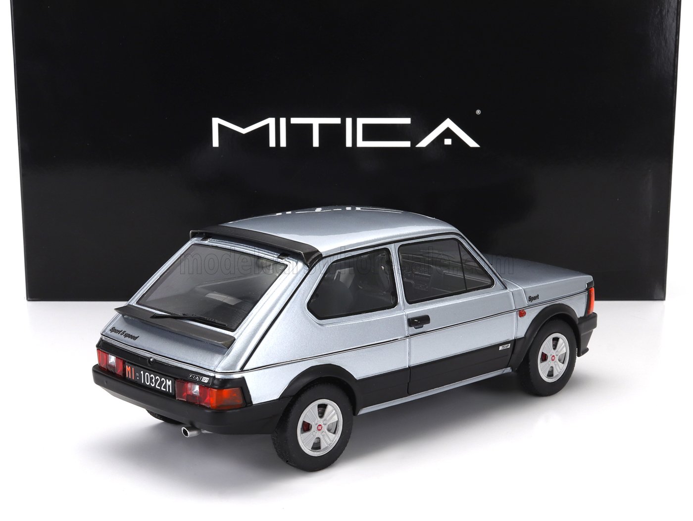 FIAT 127 SPORT SERIE-3 1982  Silver 1:18 Mitica
