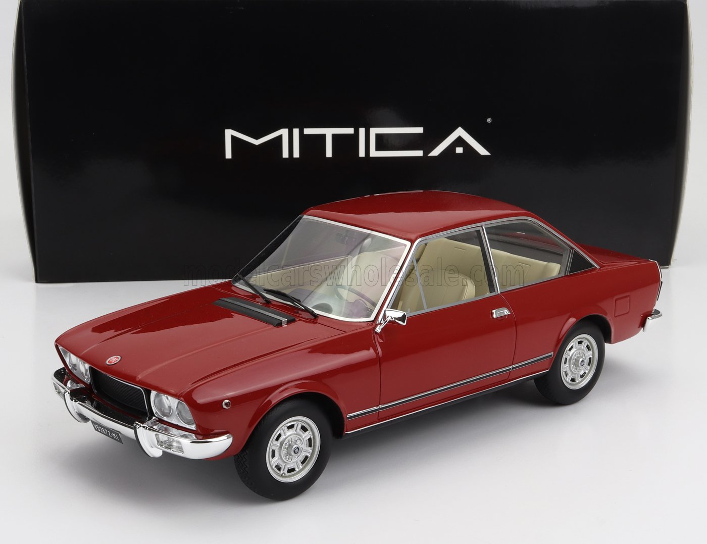 FIAT 124 SPORT COUPE SERIE-3 1974 ROSSO SIERRA 184 1:18 Mitica