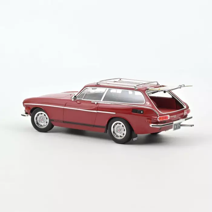 VOLVO 1800 ES (US VERSION) 1972 RED WITH LOWER SIDE STRIPES 1:18  Norev