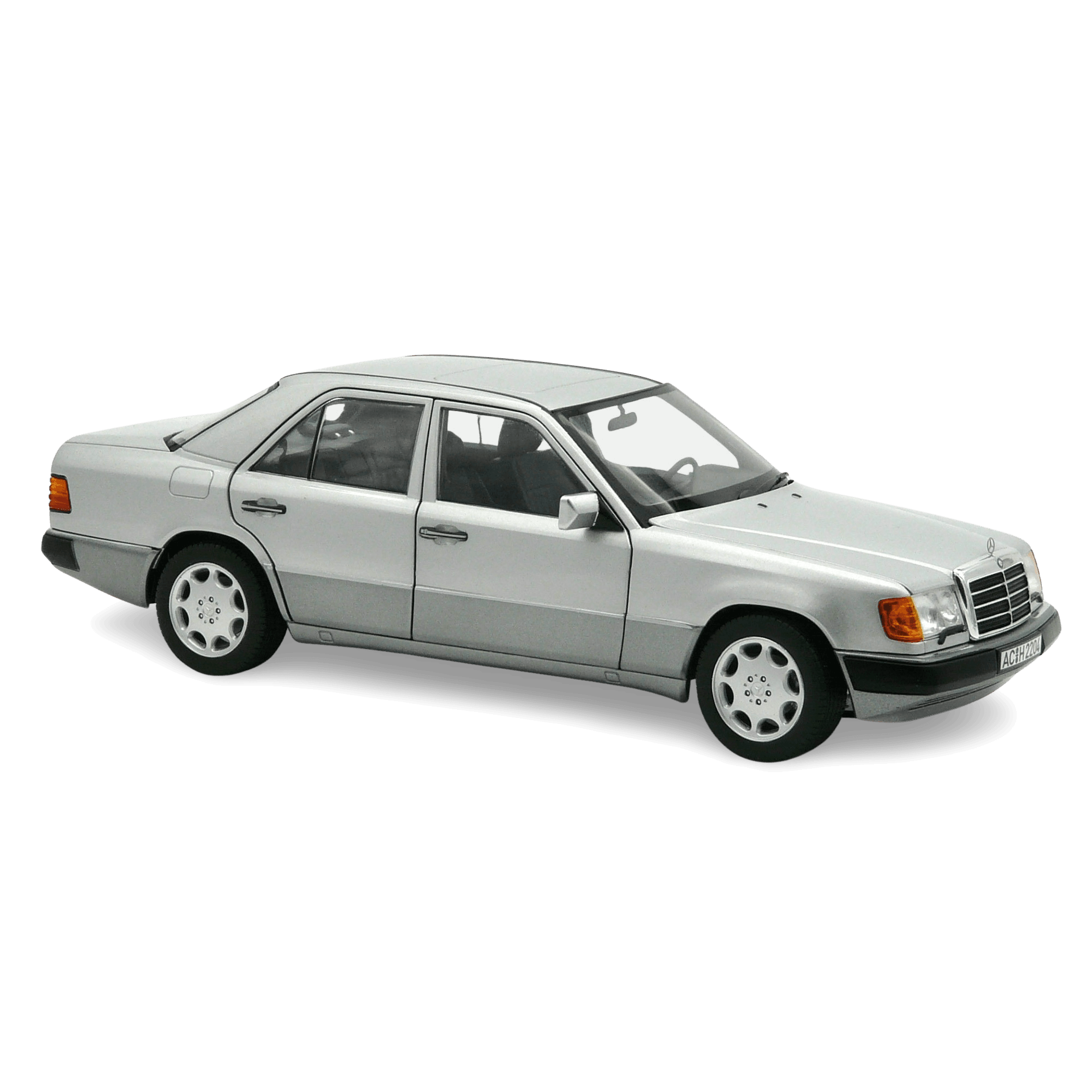 Mercedes-Benz 230 E 1990 Brillantsilber metallic 1:18 Norev