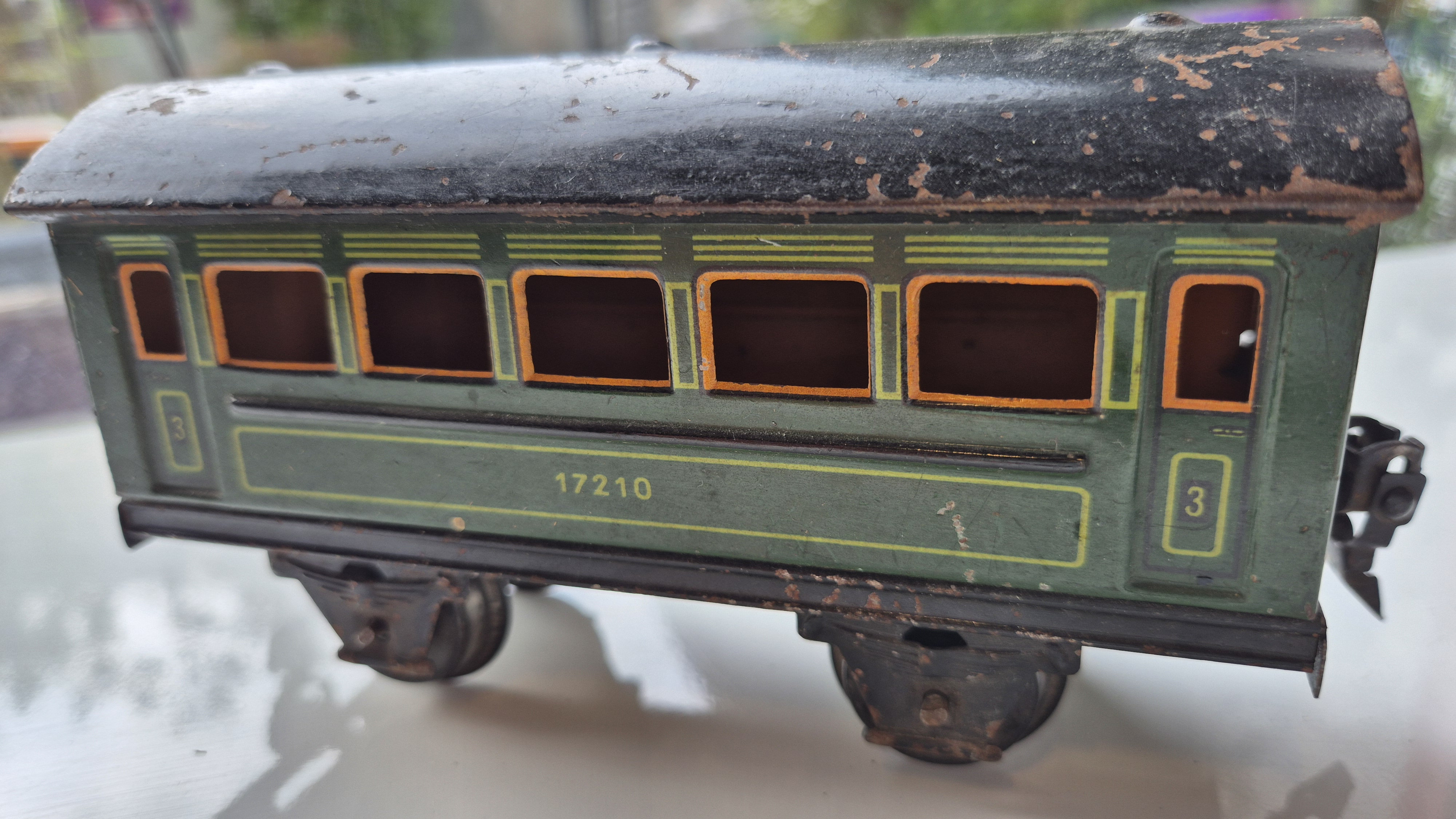 Spur 0 Personenwagen 1710 grün Märklin