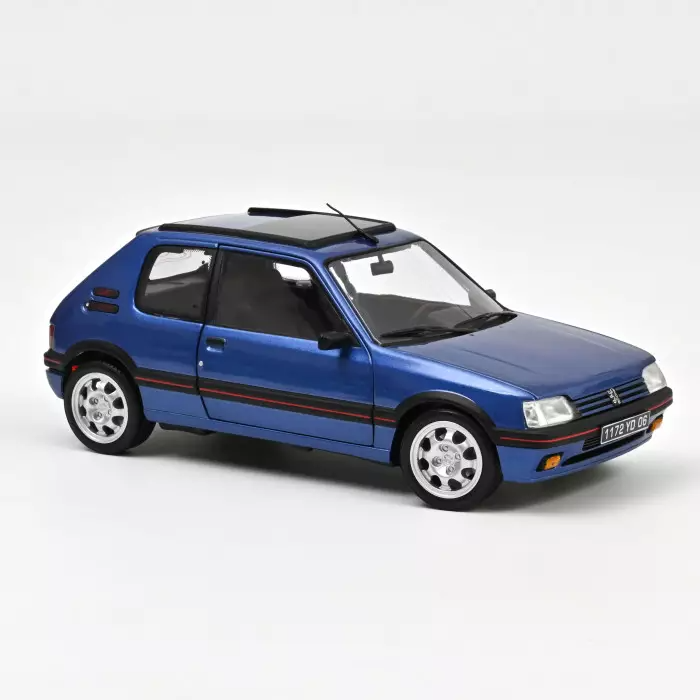 Peugeot 205 GTi 1.9 1992 Miami Blau 1:18 Norev