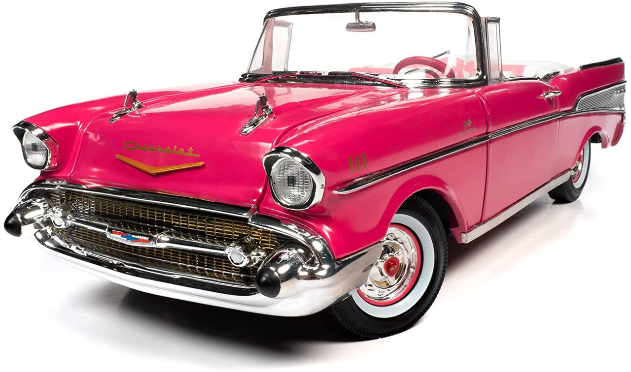 Chevrolet Bel Air Convertible Pink 1957 "Barbie"   AWSS129 1:18 Autoworld