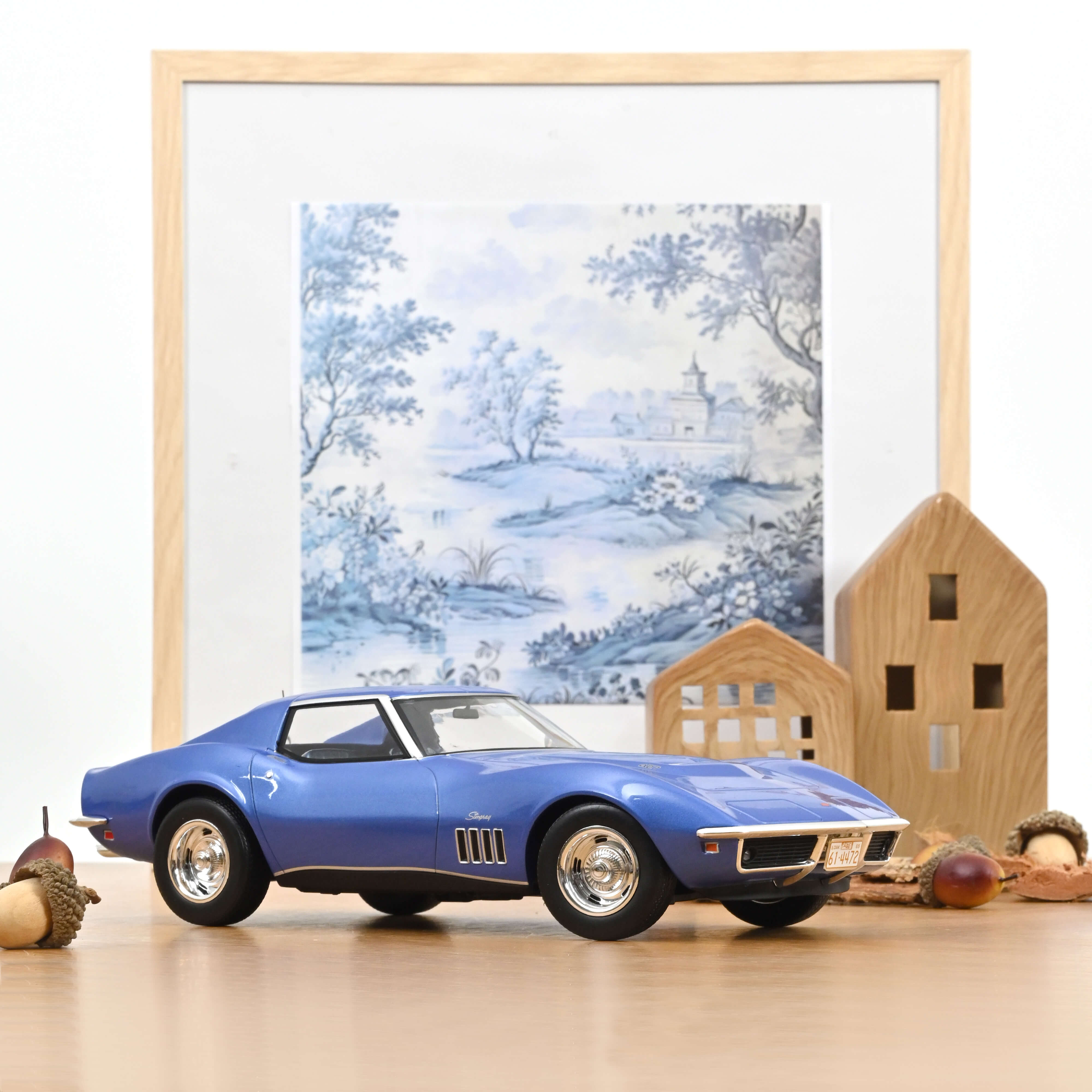 Chevrolet Corvette Coupe 1969 Le Mans Blau 1:18 Norev