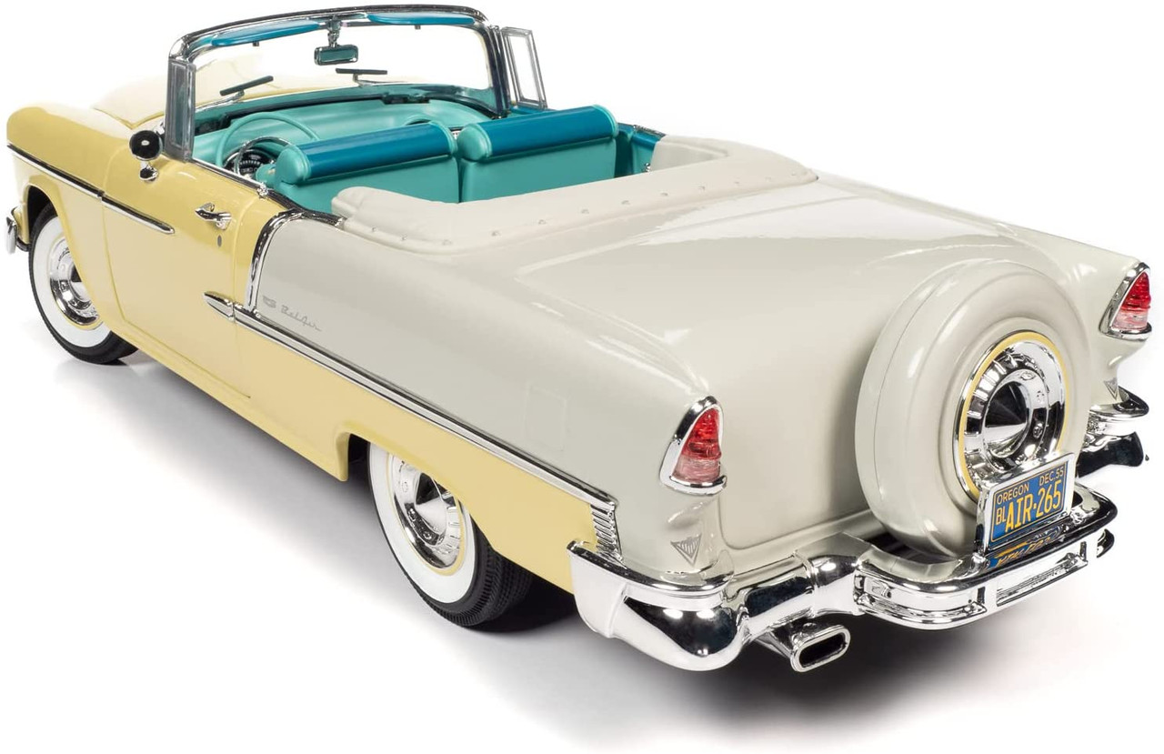 Chevrolet Bel Air Convertible 1955 Harvest gold AMM1285 1:18 Autoworld