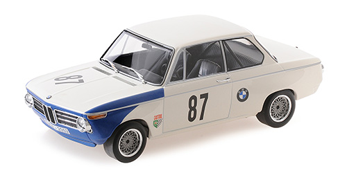 BMW 2002 TIK BMW AG HUBERT HAHNE GRAND PRIX BRNO 1969 #87 1:18 Minichamps-