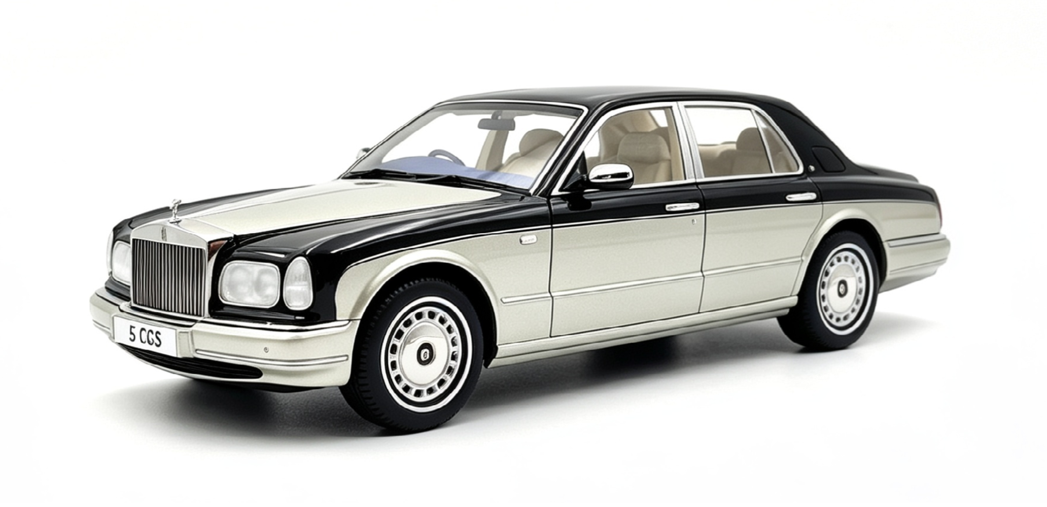 Rolls Royce RR Silver seraph black/silver 1:18 Cult Scale