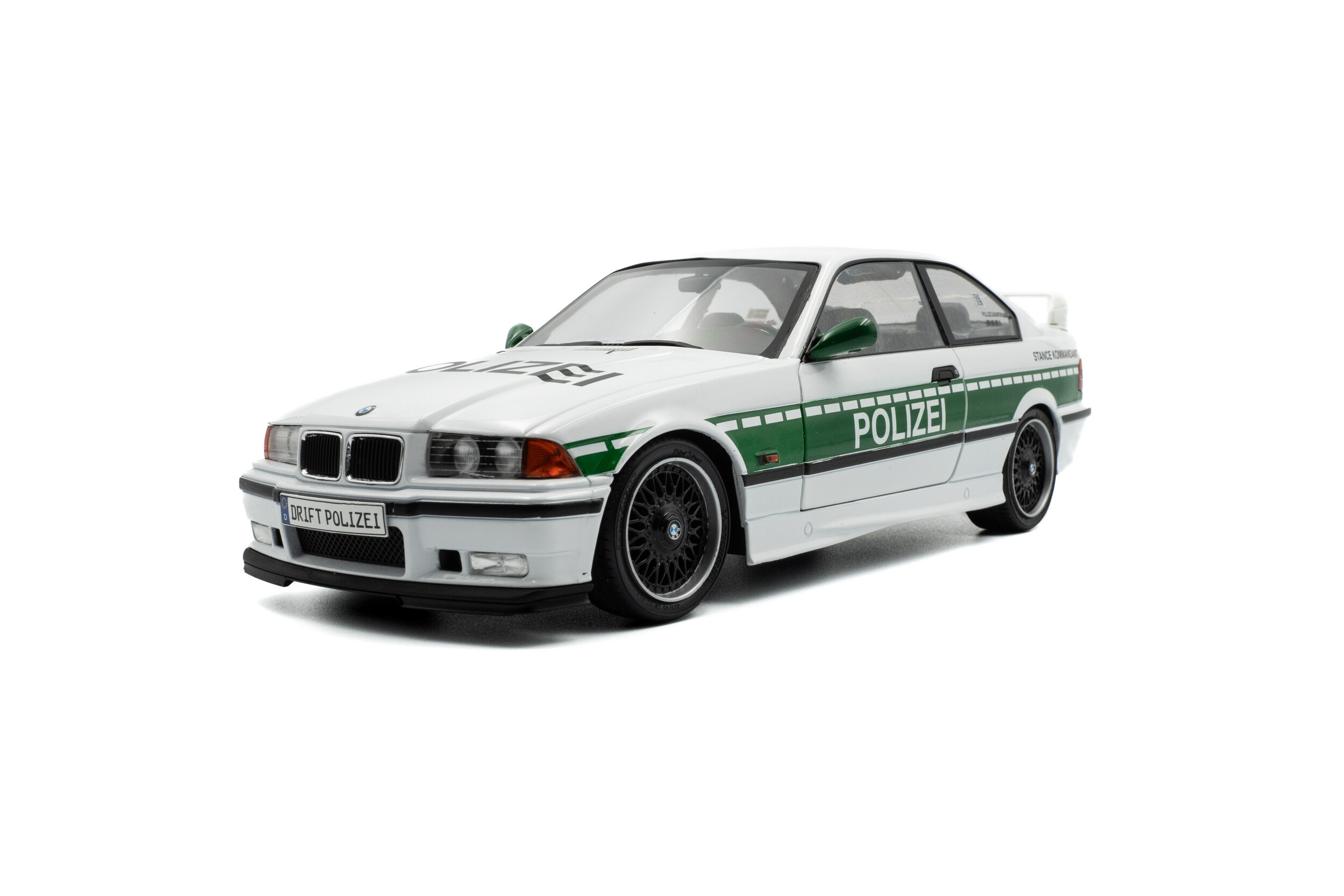 BMW E36 M3 Coupe SOLIDO WORKS DRIFT POLIZEI  1991 1:18 Solido