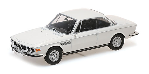 BMW 2800 CS 1968 WHITE 1:18 Minichamps