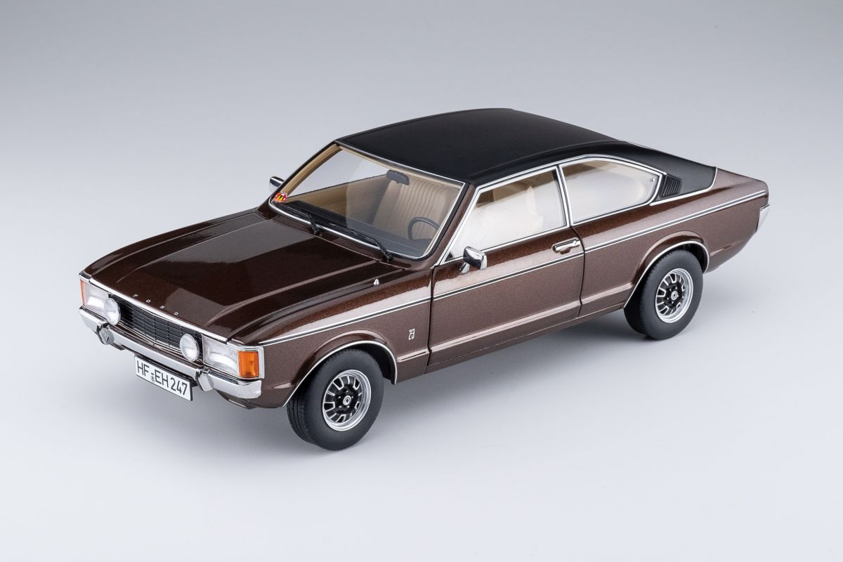Ford Granada Coupé 2. Series (1975)  Montana Brown Met.1:18 Touring Modelcars Kopie