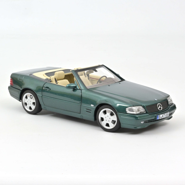 Mercedes-Benz SL 500 1999 Green metallic  1:18 Norev