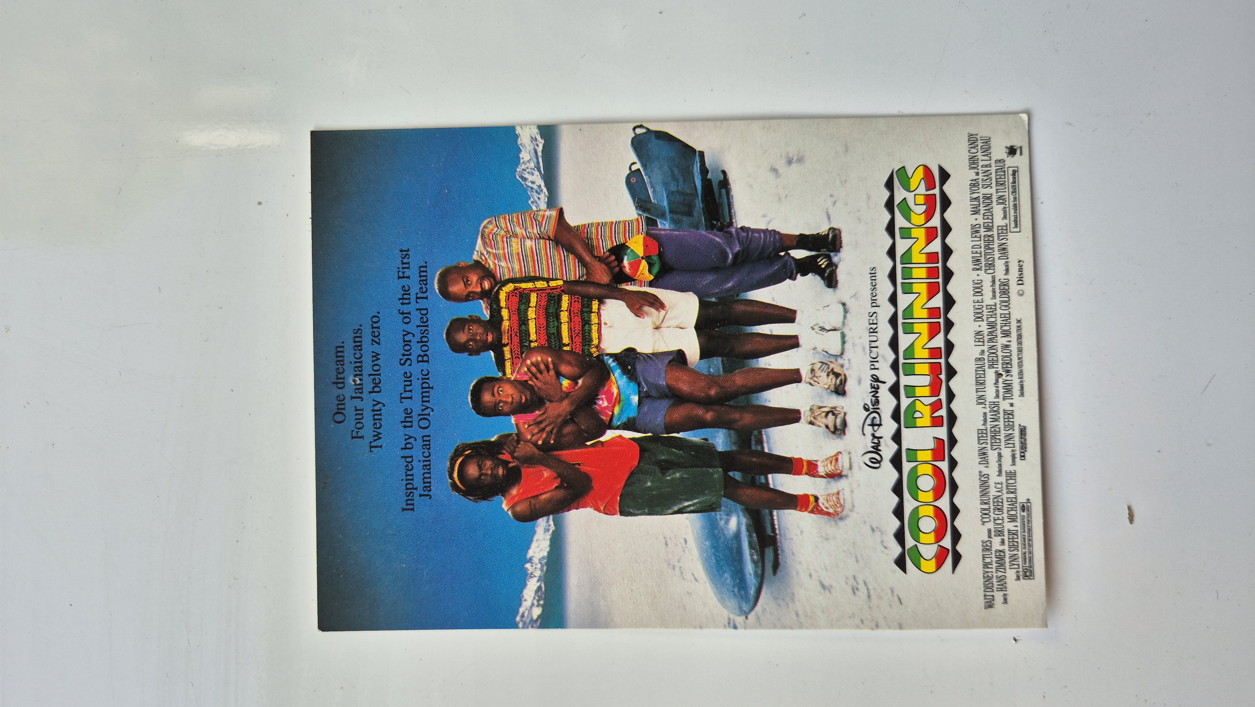 Cool Runnings Film Postkarte *KULT* 