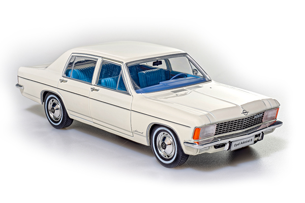 Opel Admiral B 1969 weiß 1:24 Opel Collection