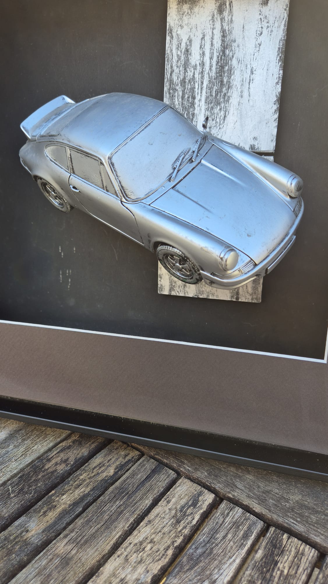 OldiBild XXL Porsche 911 silver Eidtion Limitation 1 Stück! 