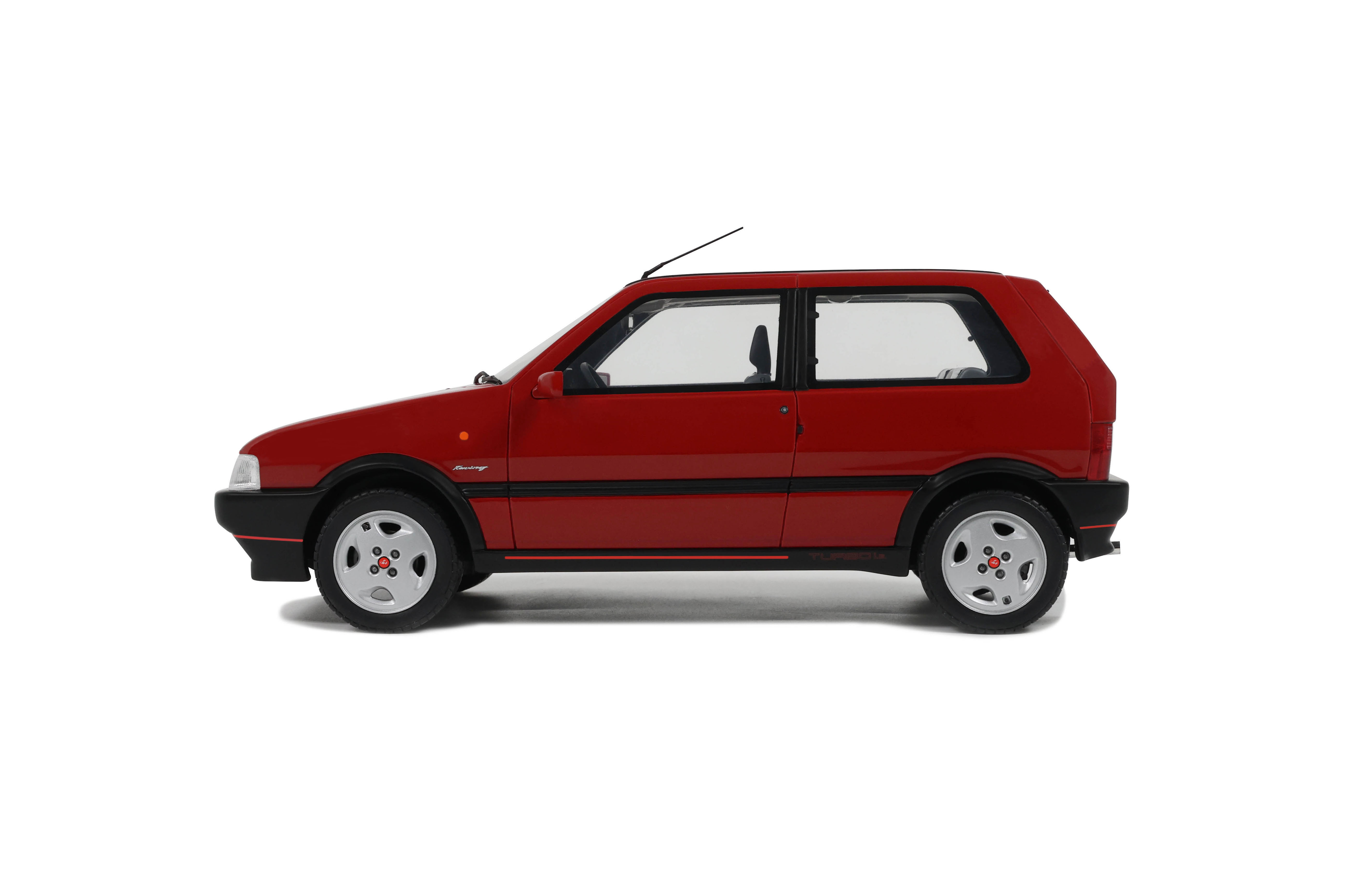Fiat Uno Turbo i.e Rosso Racing 1990 OT487 1:18 Otto Models