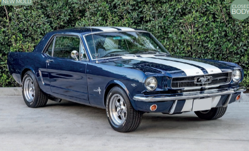 Ford Mustang Coupe 1966 Nightmist Blau metallic 1:18 Norev