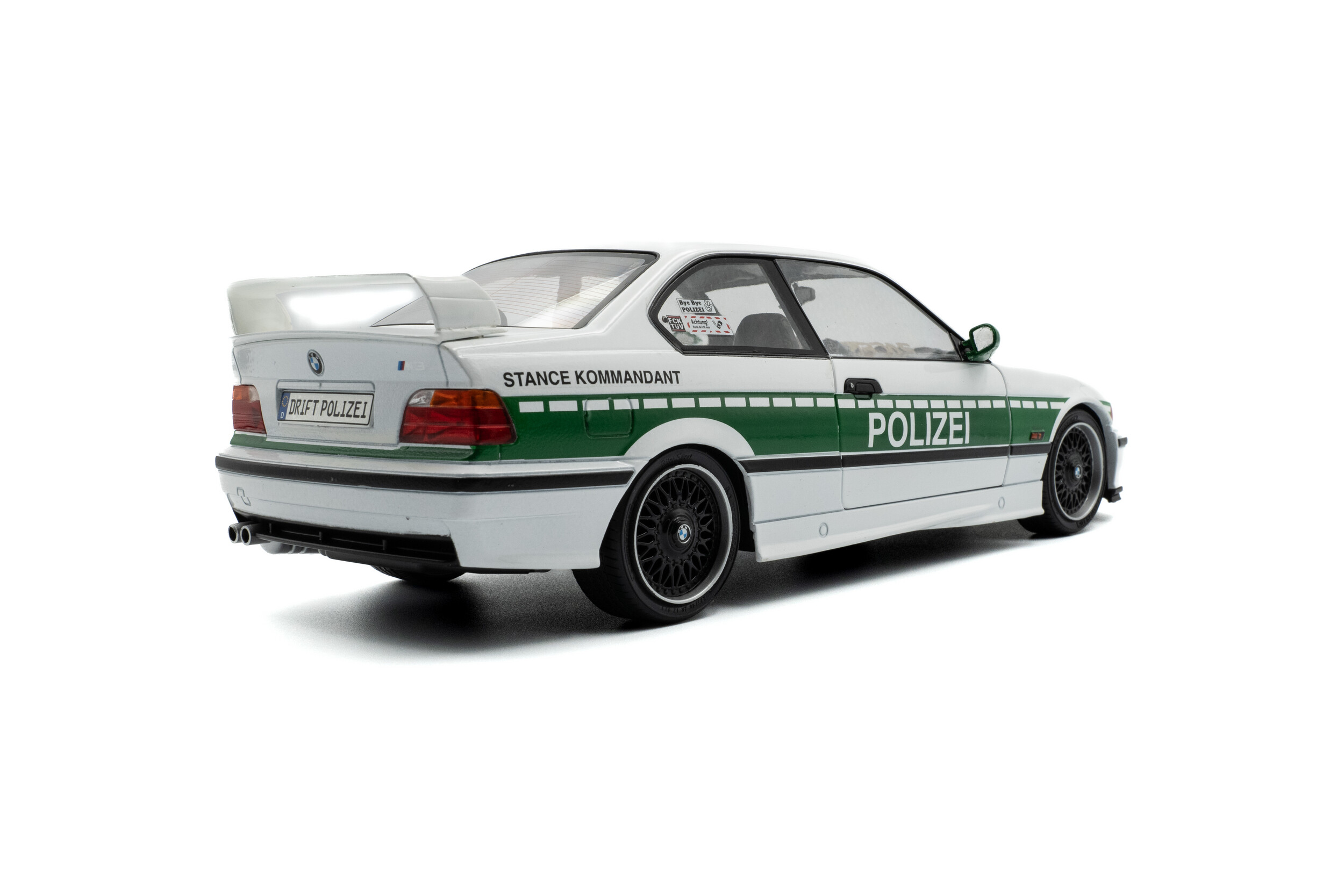 BMW E36 M3 Coupe SOLIDO WORKS DRIFT POLIZEI  1991 1:18 Solido