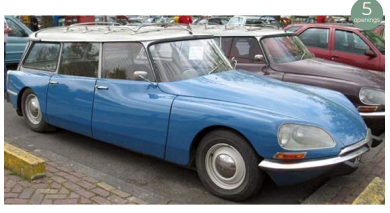 Citroen Break 21 1970 Danube Blue 1:18 Norev
