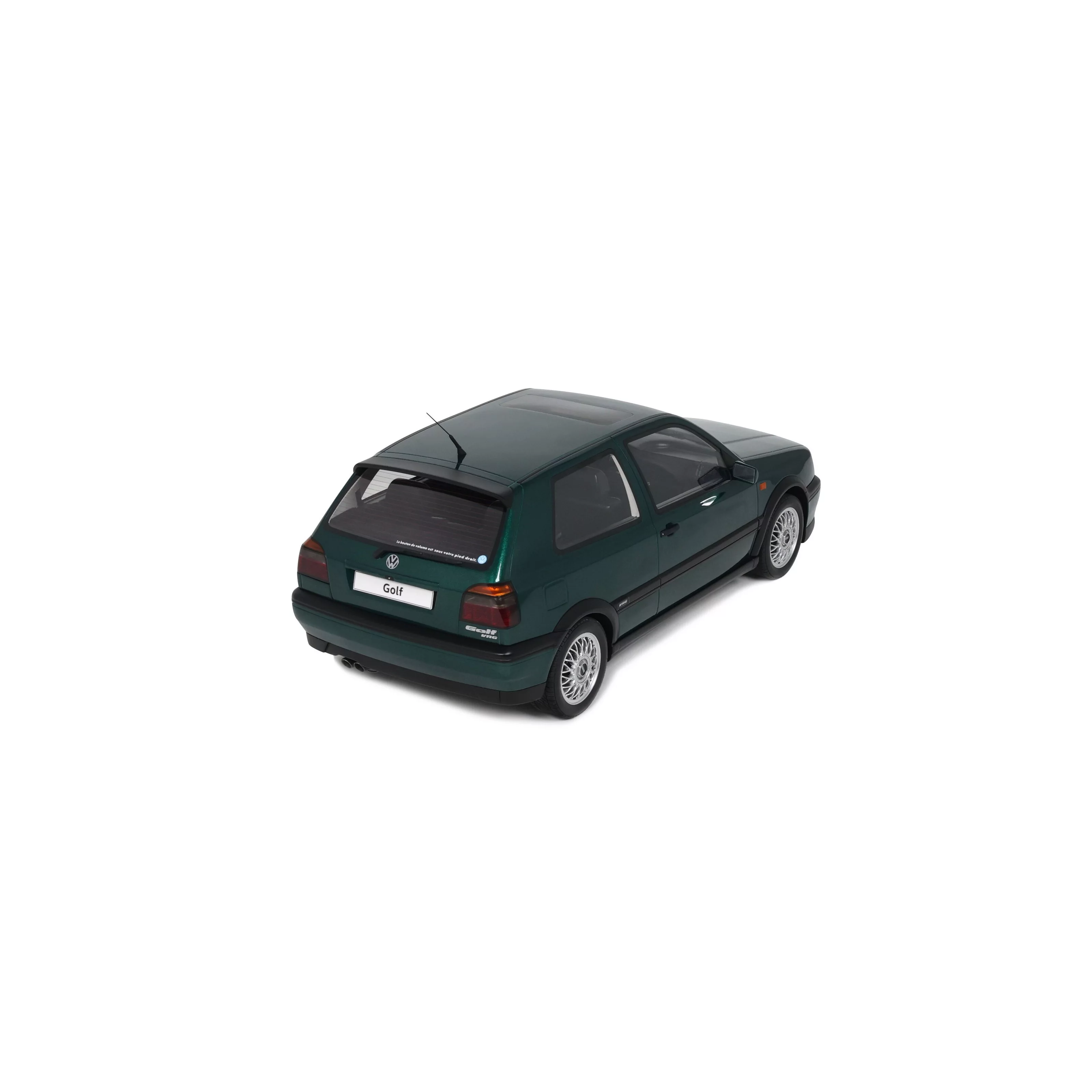 VW GOLF III VR6 CARAT DRAGON GREEN 1992 G099 1:12 Otto Models