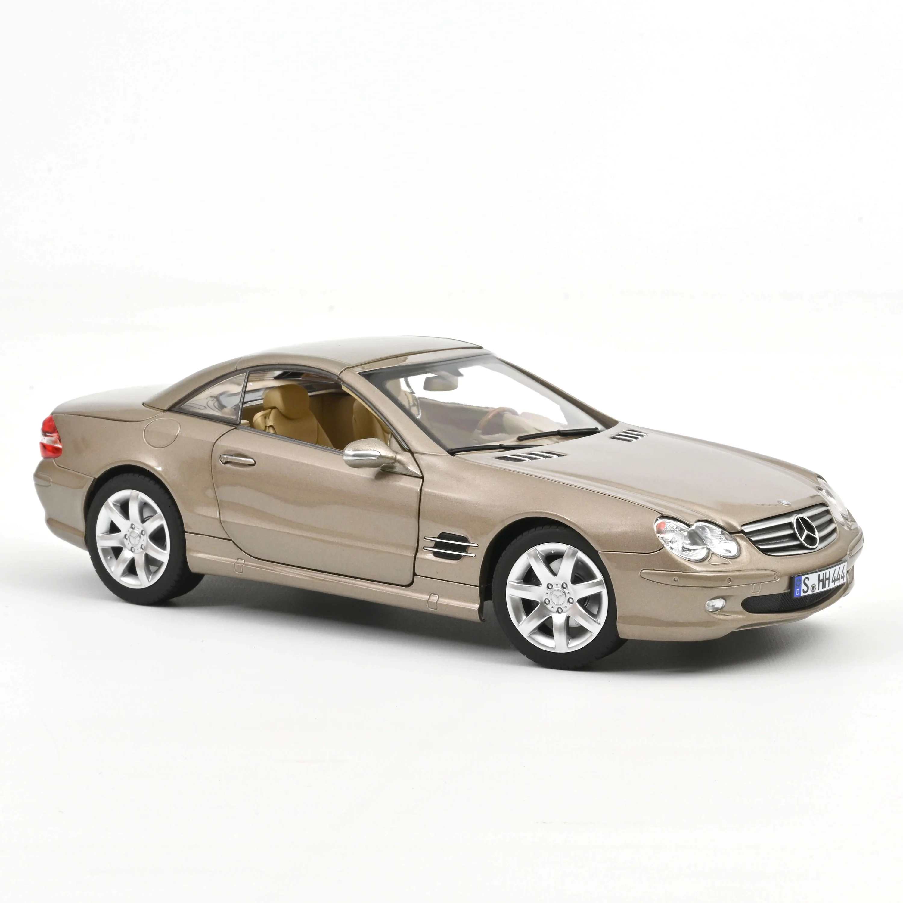 Mercedes Benz SL 500 2003 Travertine Beige 1:18 Norev