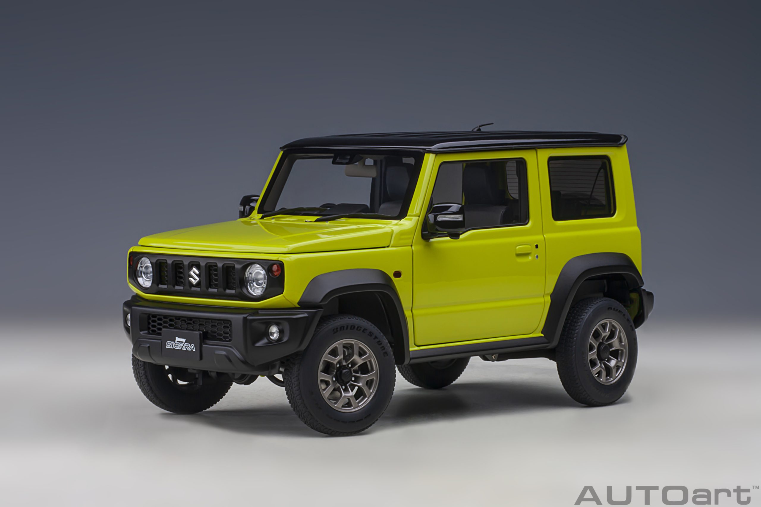 SUZUKI JIMNY SIERRA Kinetic Yellow AA78506 1:18 AUTOART