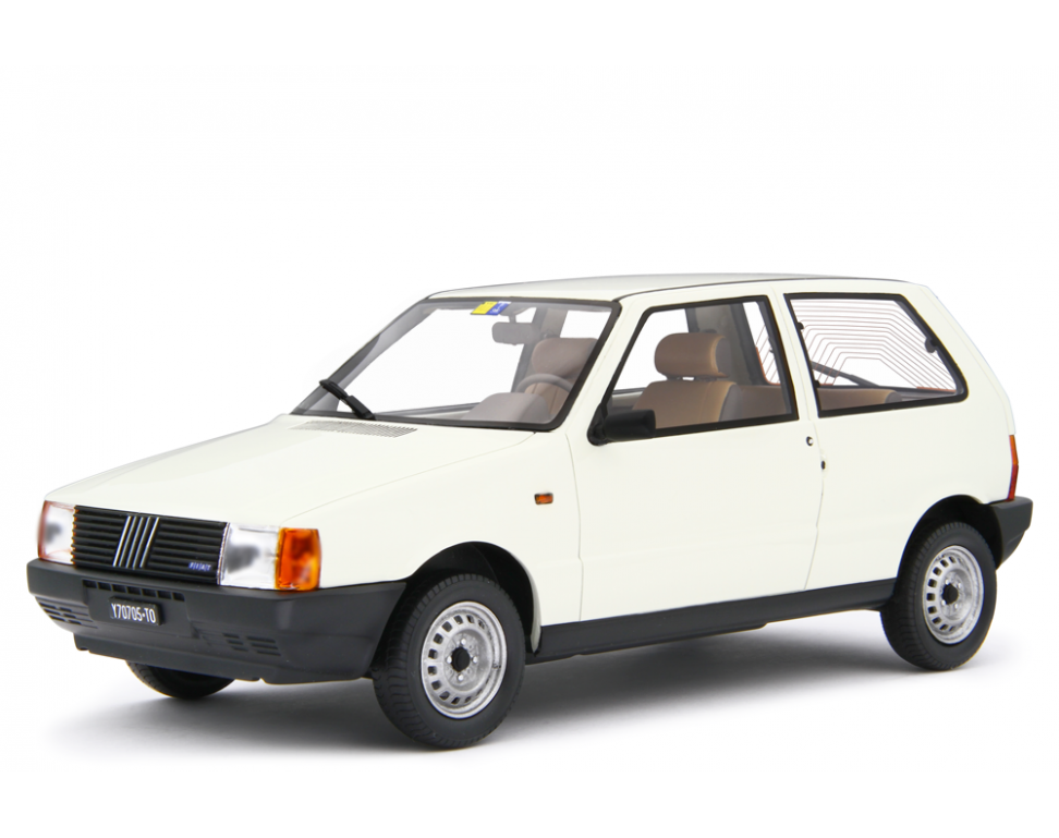 Fiat Uno 45 1983 weiss LM158B 1:18 Laudoracing Model