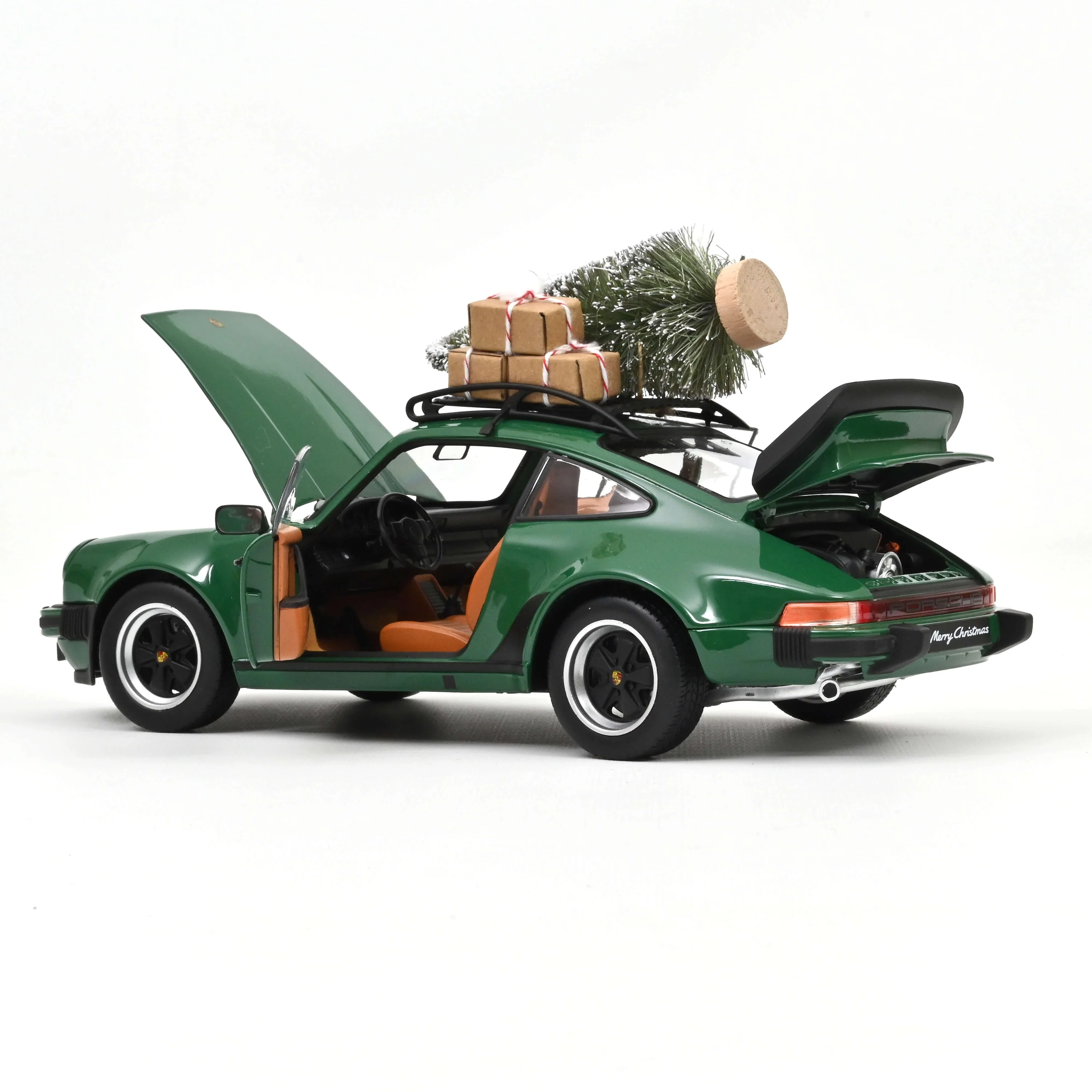 Porsche 911 Turbo 3.3 1980 Grün Weihnachten 1:18 Norev