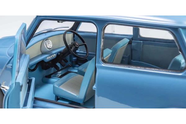 MORRIS MINI MINOR CLIPPER BLUE (08964BL) 1:18 Kyosho  
