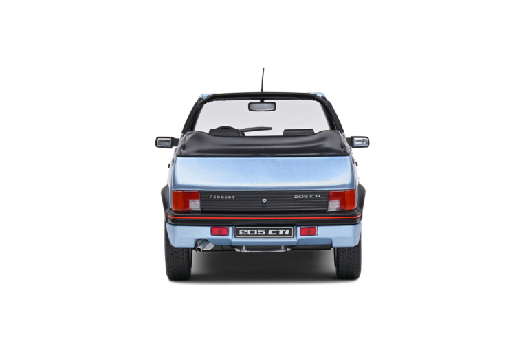 Peugeot 205 CTI 1.9L 1989 Bleu Azzuro 1:18 Solido
