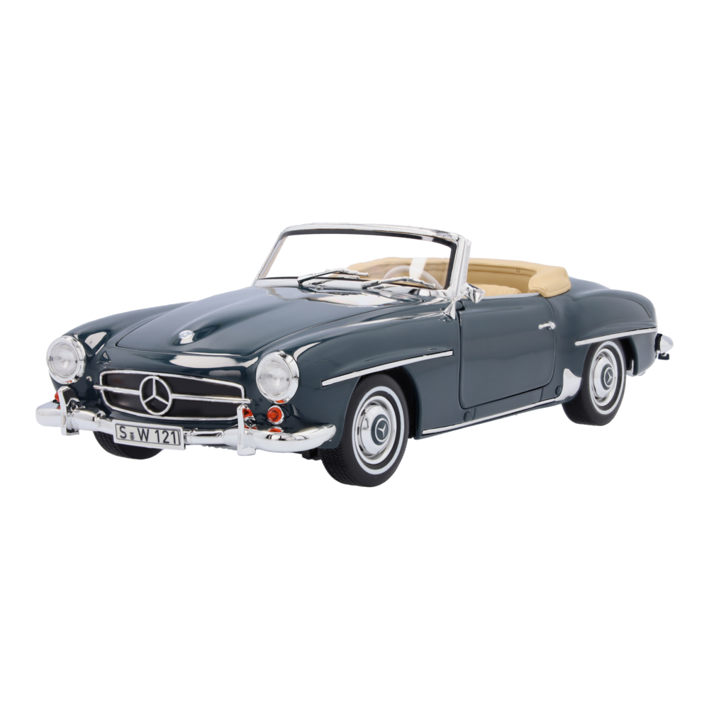 Mercedes Benz 190Sl Roadster W121 Grey-blue 1:18 MB Collection