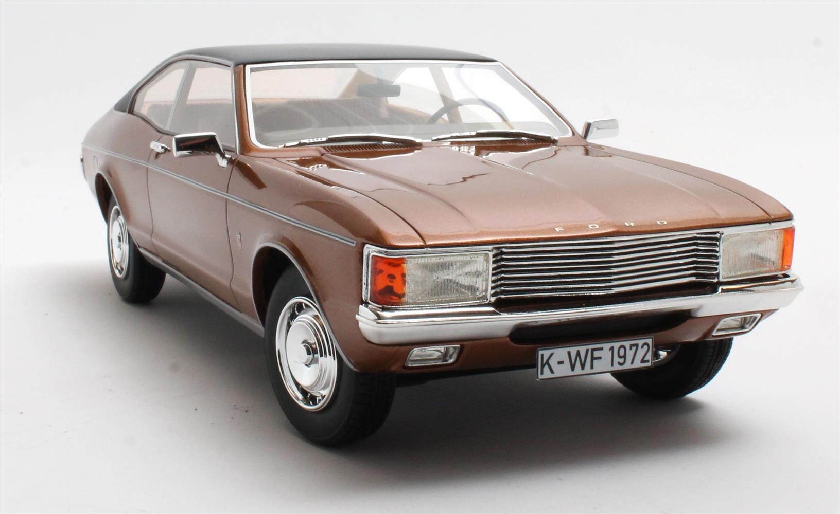 Ford Granada 1972 Coupe brown met. 1:18 Cult Scale Models