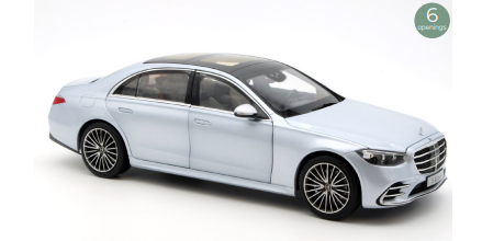 Mercedes Benz S-Class AMG-Line 2021 Brillant Silver 1:18 Norev
