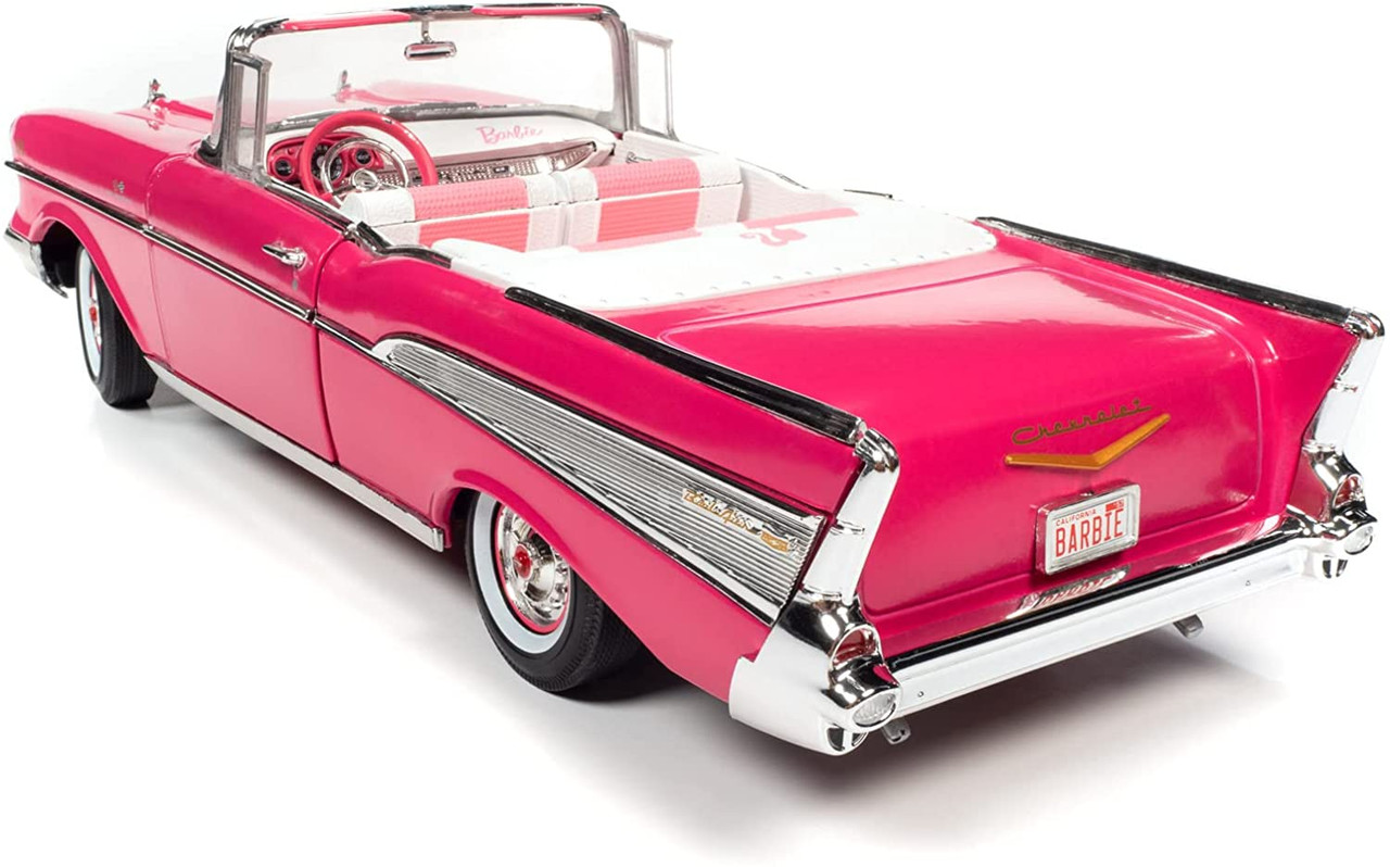 Chevrolet Bel Air Convertible Pink 1957 "Barbie"   AWSS129 1:18 Autoworld