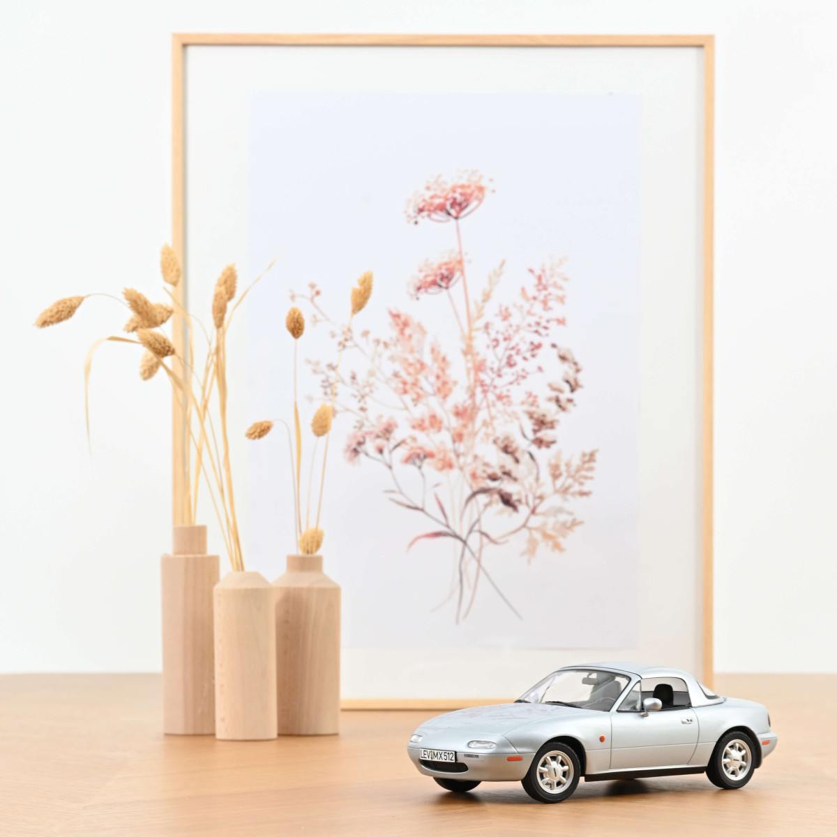 MAZDA MX-5 1989 Silver 1:18 Norev 
