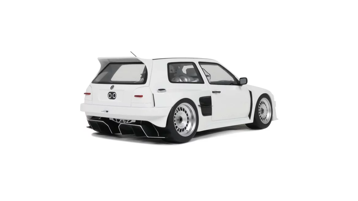 VW Golf III Khyzyl Saleem White 2024 OT1110 1:18 Otto Models
