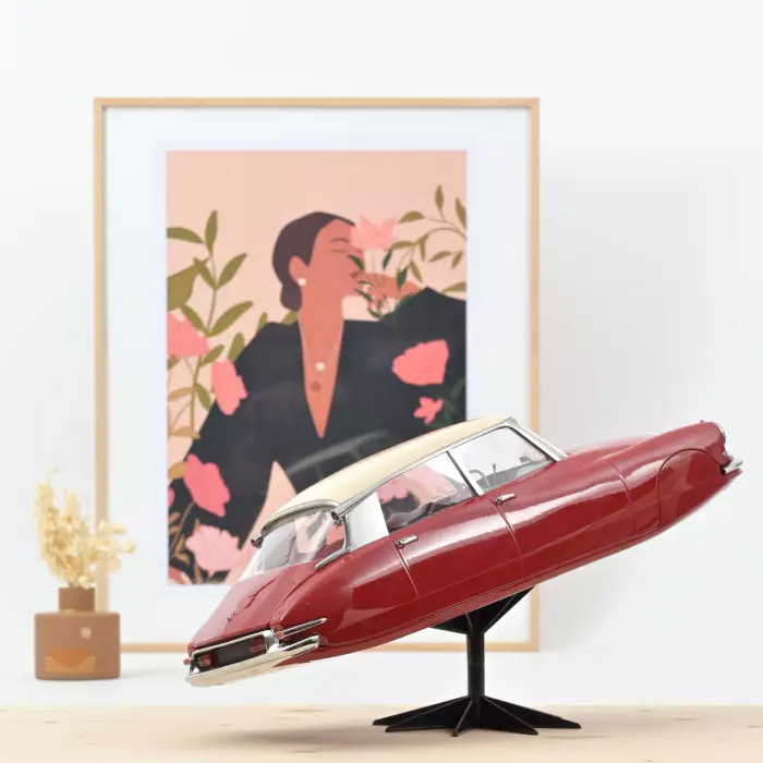 Citroen DS 19 Totem 1957 Rot und Beige1:12 Norev Limitation 300