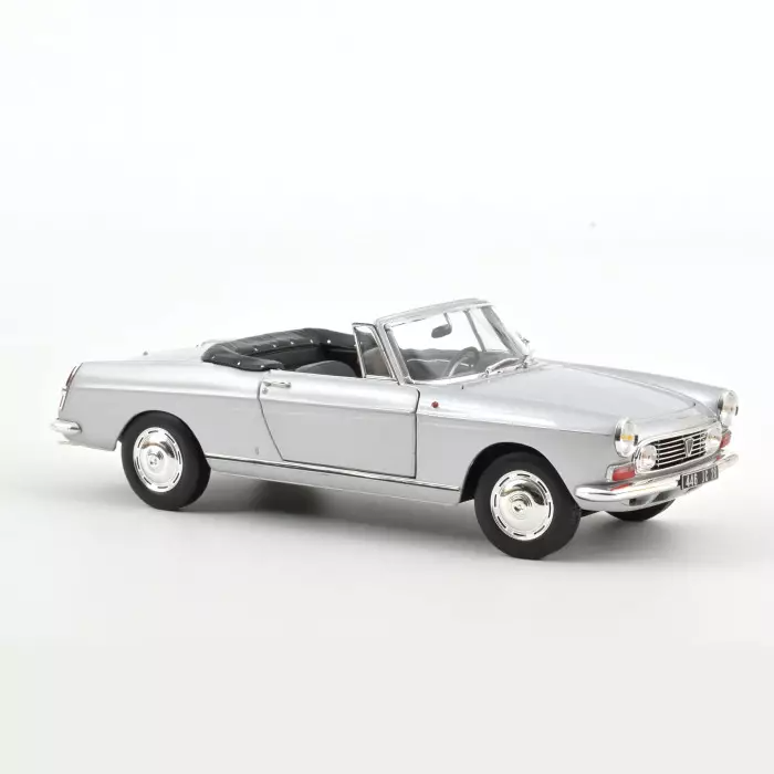 Peugeot 404 Cabriolet 1967 Silber 1:18 Norev